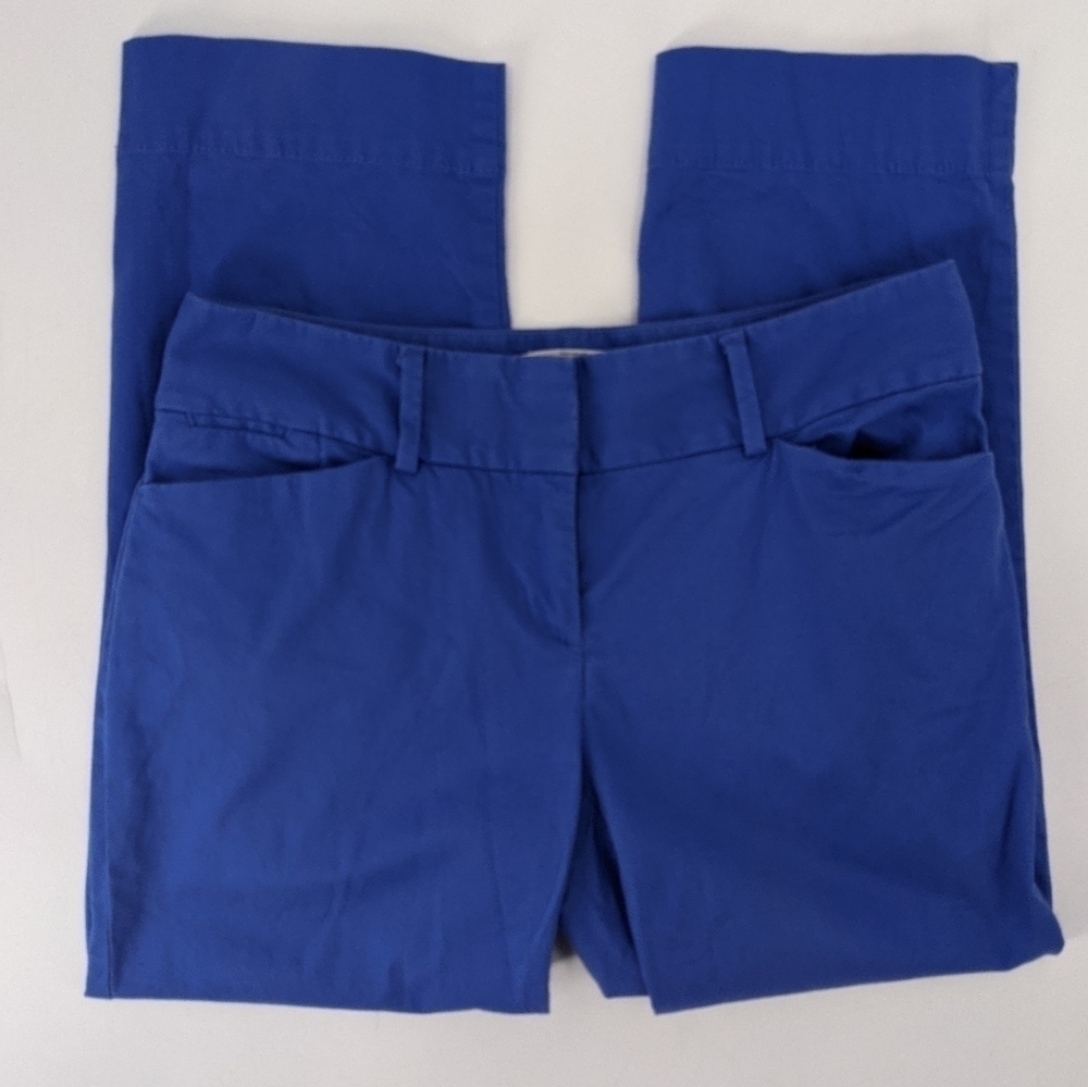 LOFT Julie Cropped Flat Front Pants
